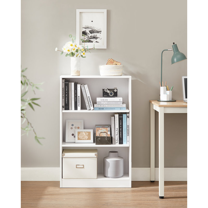 Pelak Bookcase, (3 Shelves) 93cm H x 60cm W x 24cm D, White