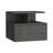 Floating Nightstand 12"H, Wall Mounted With Single Drawer And 2-Tier Shelf, Smokey Oak-871361279