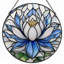 Vitrail vitrail 12 "H Lotus-1097399417