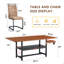 Ensemble de table et chaises