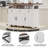 Farmhouse Kitchen Island with Drop Leaf-1548153180