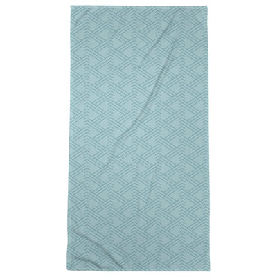 Serviette de bain zigzag classique