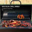 CLIY 95cm W Barrel Charcoal Grill