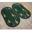 Paire de tapis art déco chinois des années 1920 2 pi x 4 pi