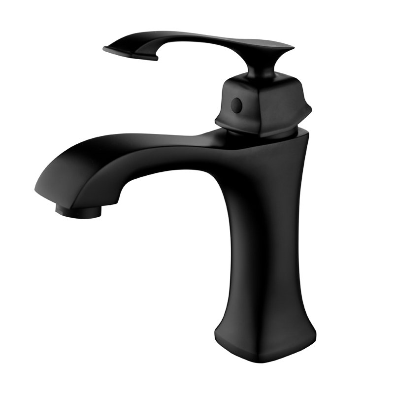 Single-handle Bathroom Faucet, Matte Black