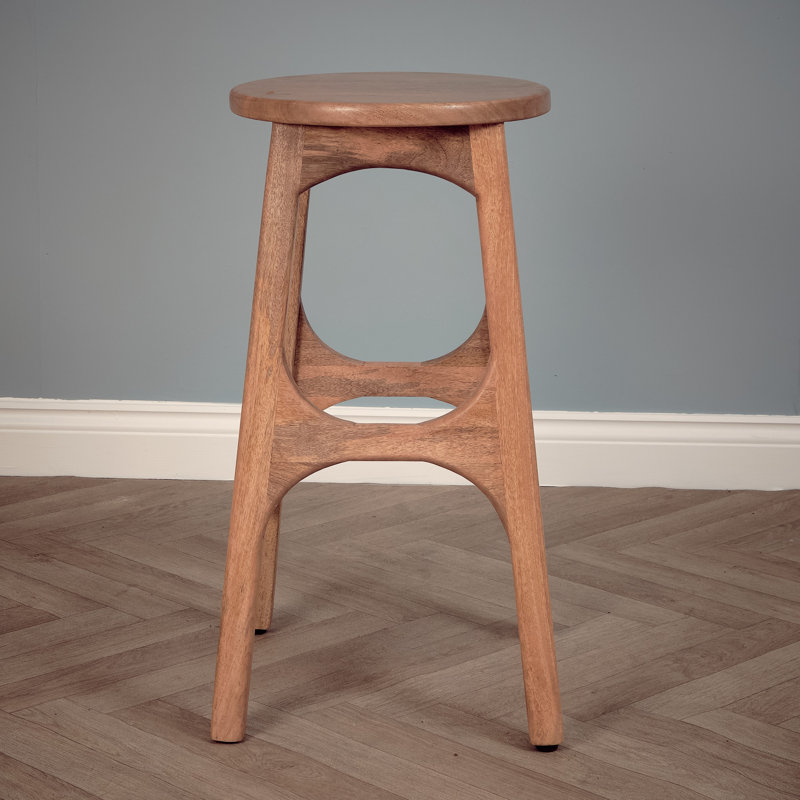 Outdoor Stool, Oak Wood