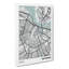 Map Amsterdam Netherlands - Wrapped Canvas-61882060