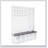 Farmhouse Wooden Style Hall Tree with 6 Hooks, Practical Walnut Storage Bench, 4-in-1 Entryway Shoe Cabinet, 13 Cubbies, 76.7\