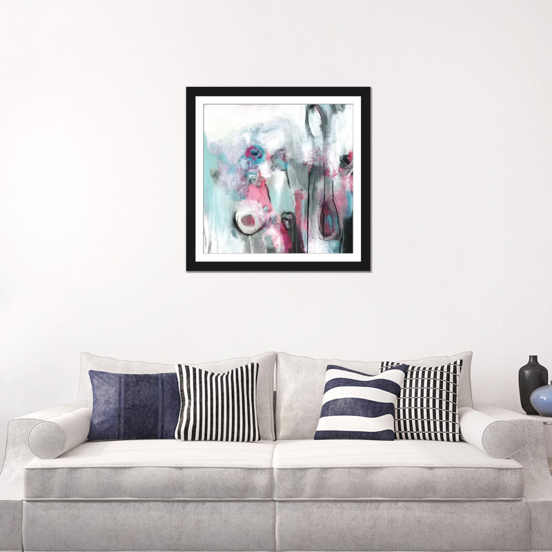 Reproduction d'art sur toile tendue, H 18 po x l 18 po x P 1,5 po, Toile tendue, Blanc
