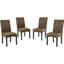 Chaise d'appoint rembourrée Dungrane