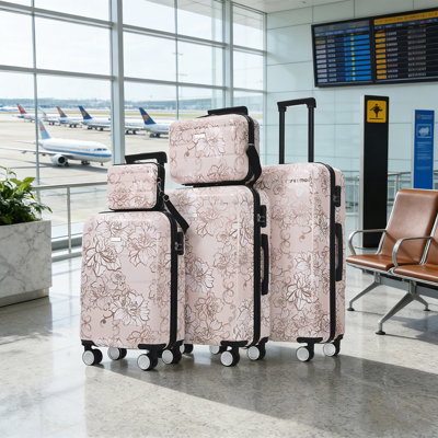 Ensembles de valises, nouveau modèle 5 pièces PC, valises légères et durables 20 po 24 po 28 po avec étuis 8 po 14 po, valise avec roulettes verrouillables