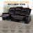 Naisaiah 41.33'' Reception Sofa