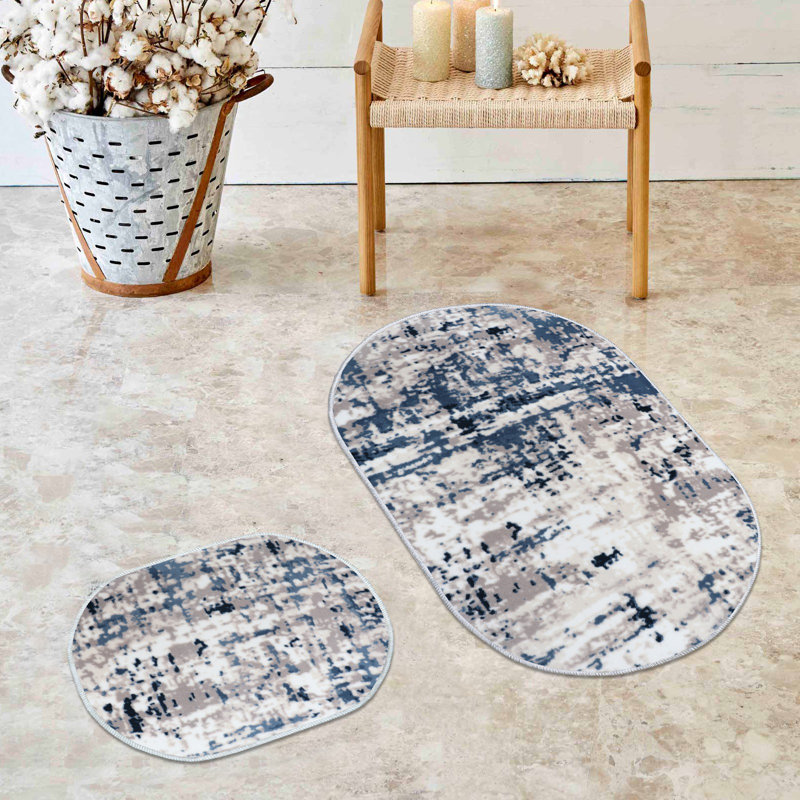Ensemble de tapis de bain 2 pièces Bly