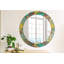 Huldar Glass Flat Wall Mirror