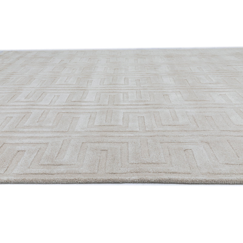 Justyn Hand Tufted Indoor Rug, Rectangle 5' x 8'