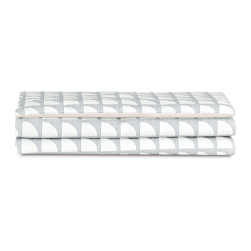 Simon Geometric Cotton Bed Runner, Twin
