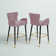 Briannan Upholstered Counter Stool with Solid Wood Frame