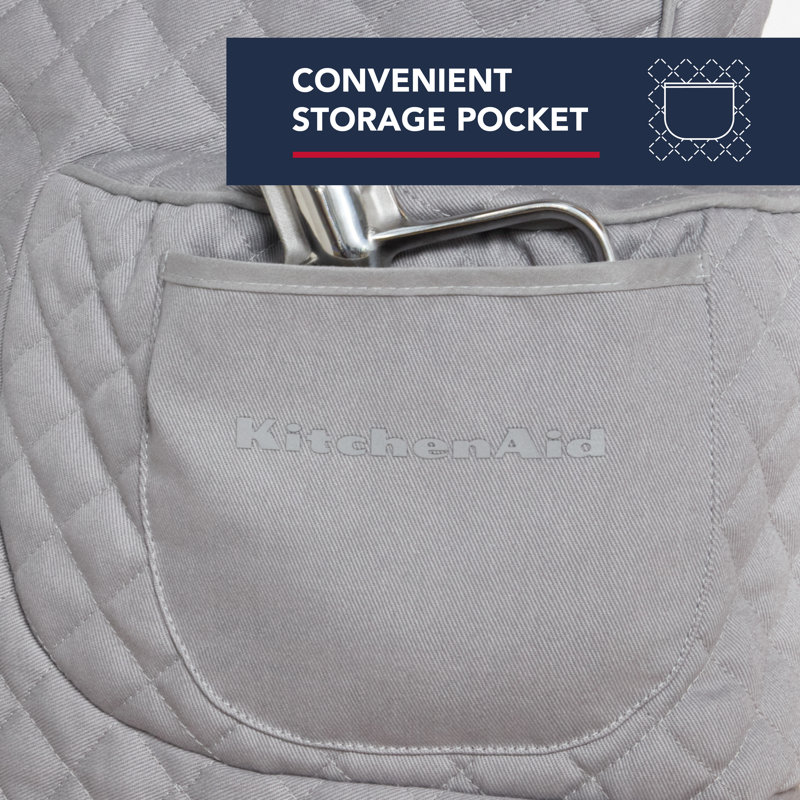 KitchenAid® Quilted Fitted Mixer Cover, Gray
