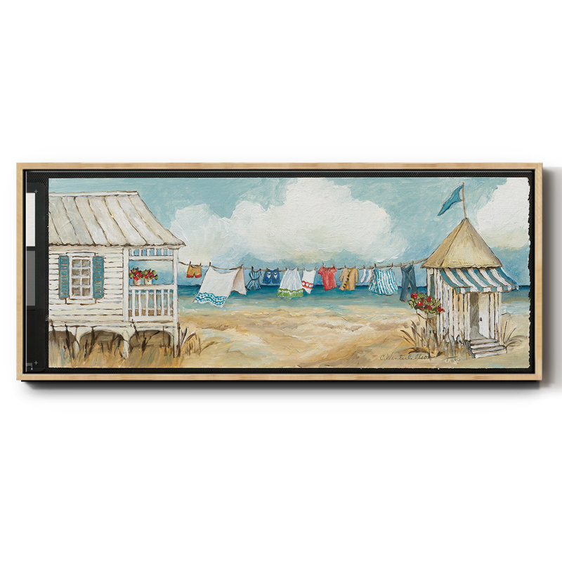 Fresh Laundry I- Framed Canvas