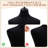 Male Mannequin Torso Dress Form, 64‑74 Inch Adjustable Black Foam Manikin Body with Solid Wood Tripod Stand for Men Suit Clothing Display Sewing Tailoring
