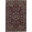 Shah Wool Oriental Area Rug in Red/Blue