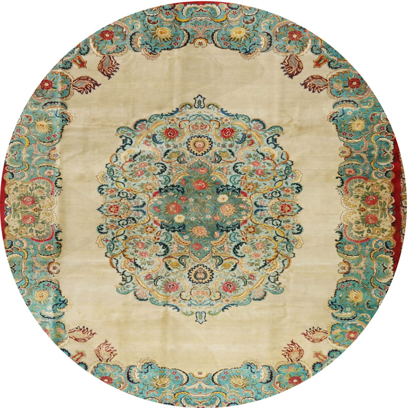 Oriental Indoor Rug, Round 8'