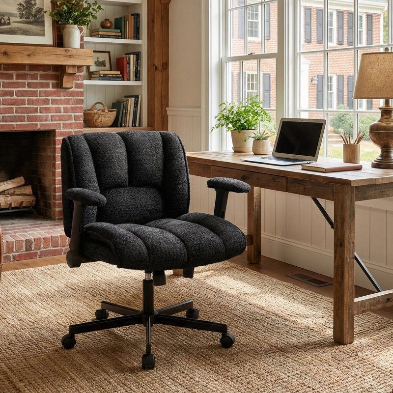 Fauteuil de bureau Criss Cross, Noir