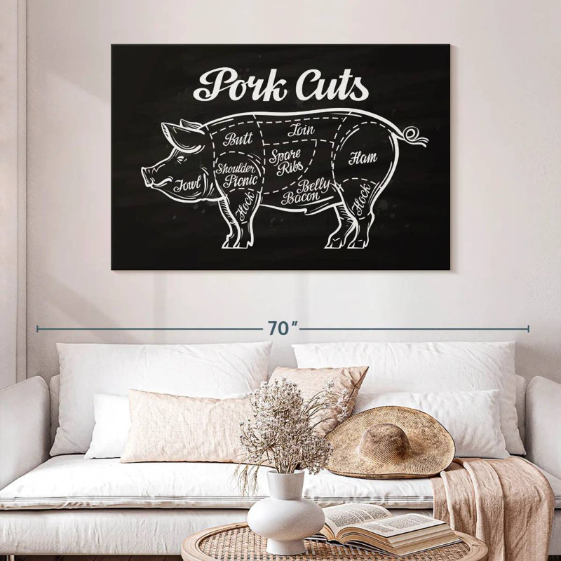 Coupes de porc Yarlin, H 32 po x l 48 po
