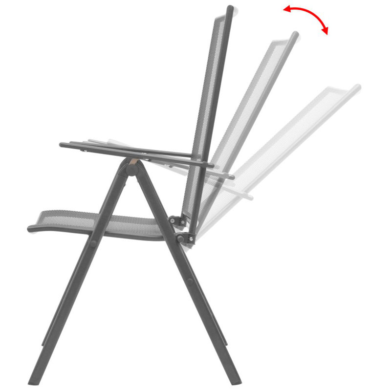 Axel Stacking Patio Dining Armchair with Cushion