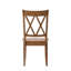 Ensemble de salle à manger en bois de chêne massif 78 po avec chaises à dossier en X Richfield - Ensemble de table, chaises et banc 7 pièces-1765461980-1765461981