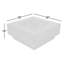 Foyer d'extérieur en béton de 36 po fournissant 45 000 unités thermiques britanniques (BTU) Manhattan ‑ pierres de lave et housse en PVC incluses-392872265-273519990