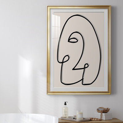 Face It II, reproduction encadrée de qualité supérieure - prête à être accrochée