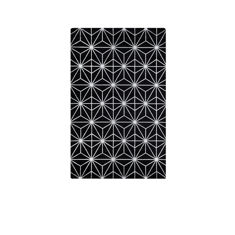 Huntsville Geometric Viscose Hand Woven Area Rug, Rectangle 140 x 200cm