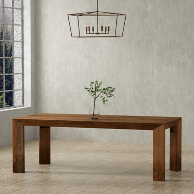 Yaholo Solid Wood 86" Rectangular Dining Table
