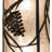 Jaems Steel Flush Mounted Sconce
