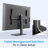 Universal Tabletop TV Stand For 37 - 70" LCD LED Smart Tvs, Swivel TV Stand– Supports Displays Up To 88 Lb, Height Adjustable Steel TV Mount Bracket, Glass Base W/ Rubber Feet By GABOR