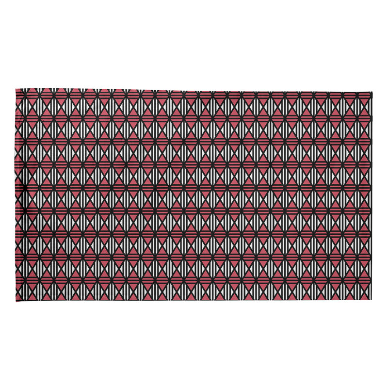 Torchon Suoz Classic, Rouge, Sergé de coton