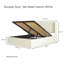Cadre de lit Aykah Zir avec rangement relevable, Heaboard rembourré, cadre de lit Meta avec rangement Hydrualic, aucun sommier requis, design moderne-121187813-121187816