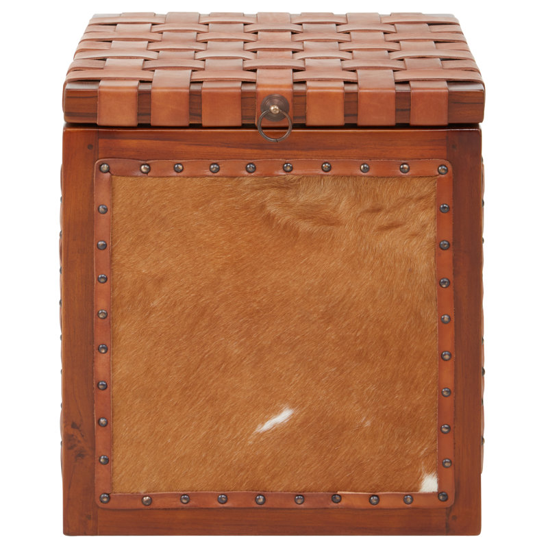 Delarosa Solid Wood Accent Stool