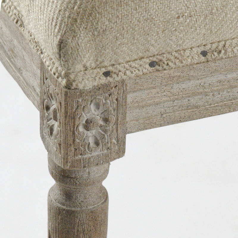 Lille Upholstered Dining Bench, Beige