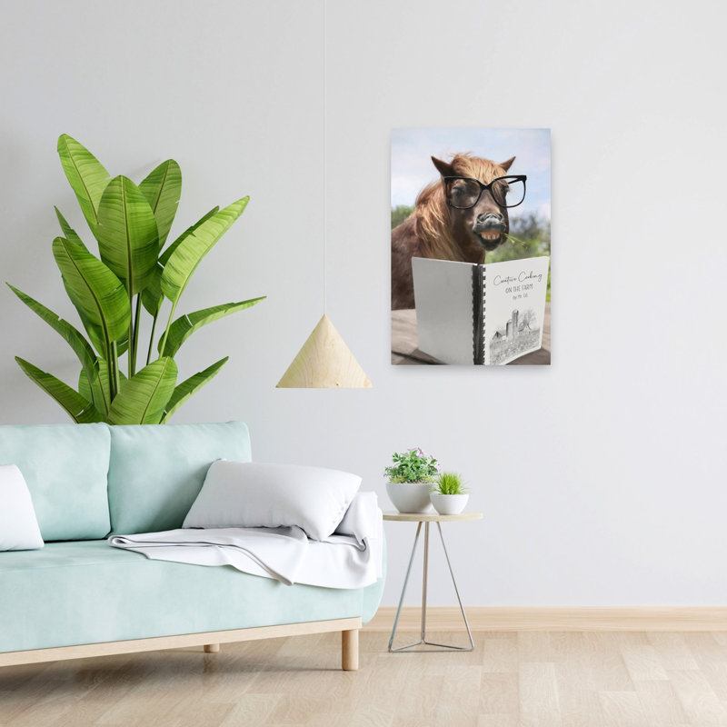 Créatif, cheval de cuisine abstrait, cheval contemporain, paysage, art naturel, H 24 po x l 16 po