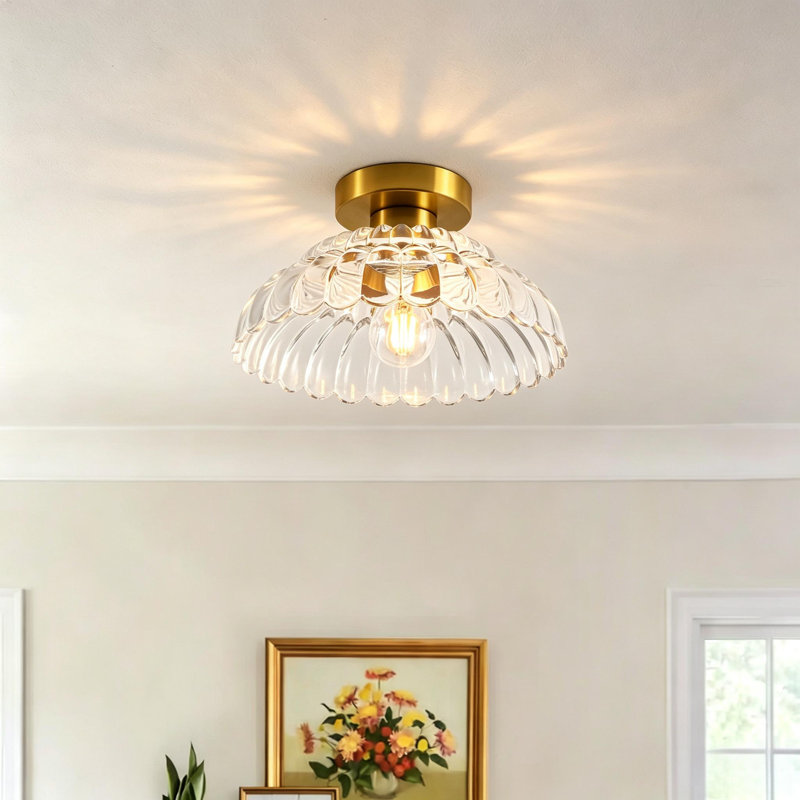  Plafonnier semi-encastré 1 lumière Moncia , Clair