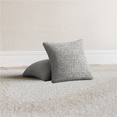 Stretchy Slipcover for Throw Pillow - Italian Style & Premium Quality - CottonRich Collection (Set of 2)