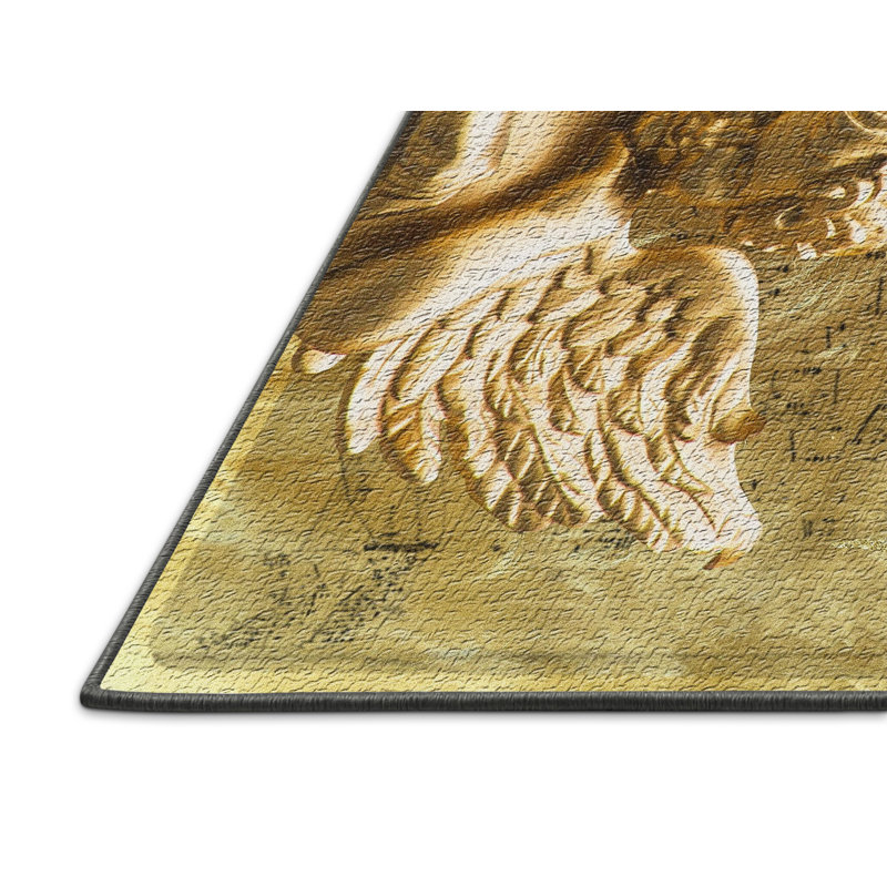Tapis brun Angel, Rectangle 4 pi x 6 pi