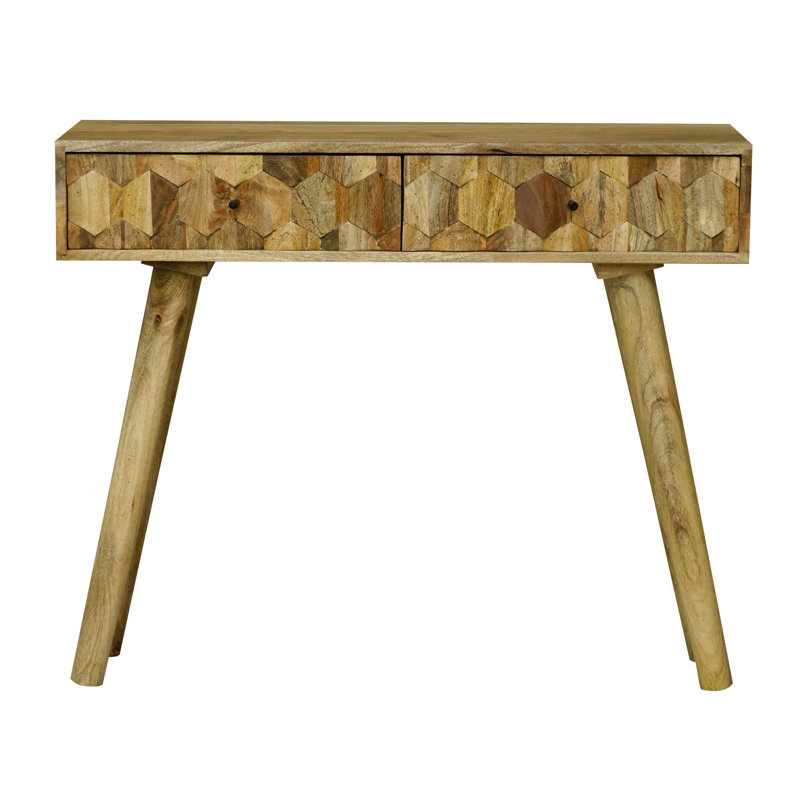 Juliet Hexagnol Console Table 2 Drawer