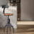 Set Of 2 Vintage Bar Stool- Industrial Swivel Kitchen Dining Chair-Counter  Seat Height 23-29.13"-With Backrest-1412219293