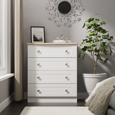 77 cm W Chest of 4 Drawers