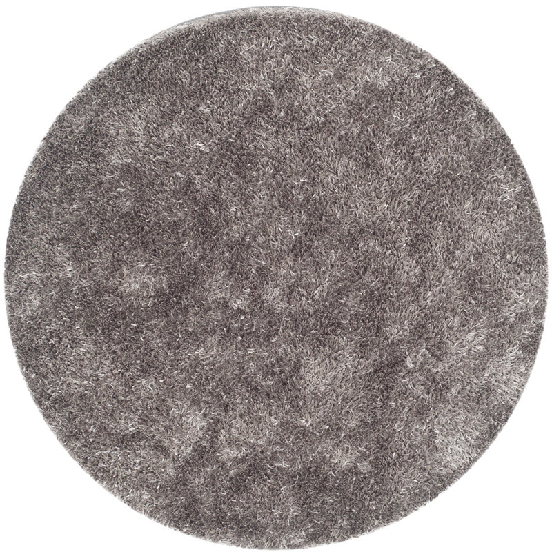 Kamryn Solid Colour Hand Woven Area Rug, Round 152cm