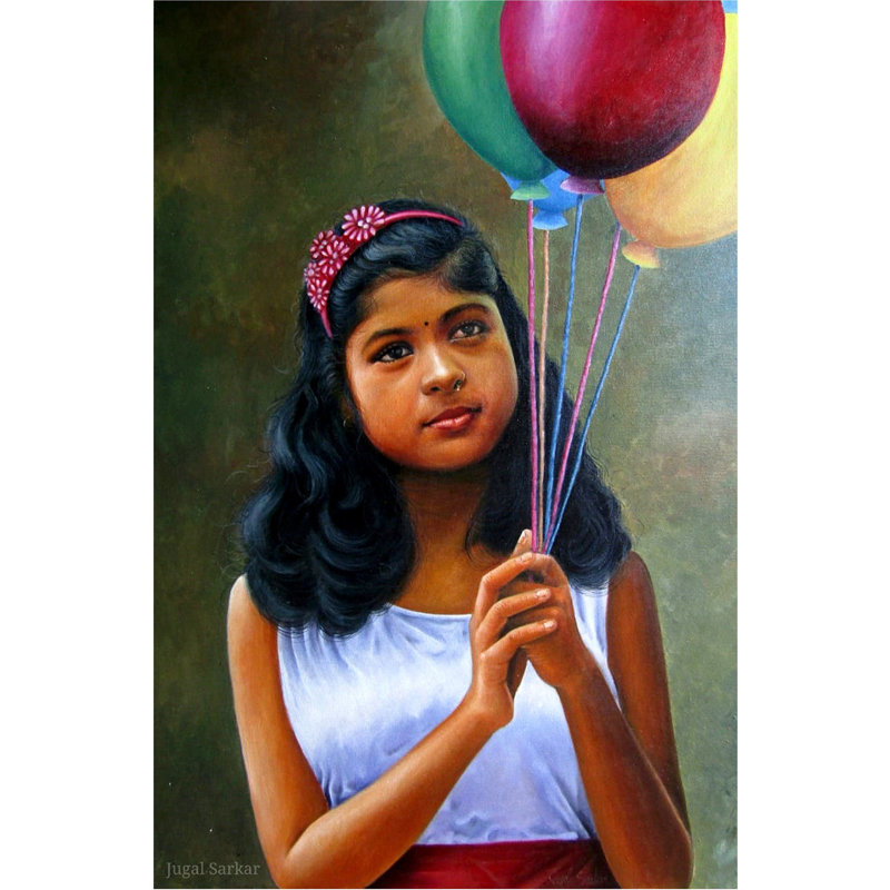 Petites choses | Acrylique sur toile | Peinture de Jugal Sarkar