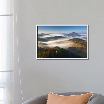 Autumn Fairytale 1 Piece Floater Frame Wall Art on Canvas
